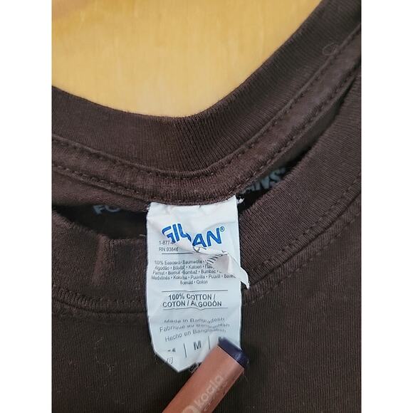 For Fans By Fans STEAM WORKSHOP Tee Shirt Medium Brown Color with Design - Picture 4 of 5